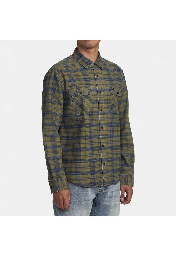 Camisa M/L Hombre Panhandle Ls Fl M Wv Verde-4