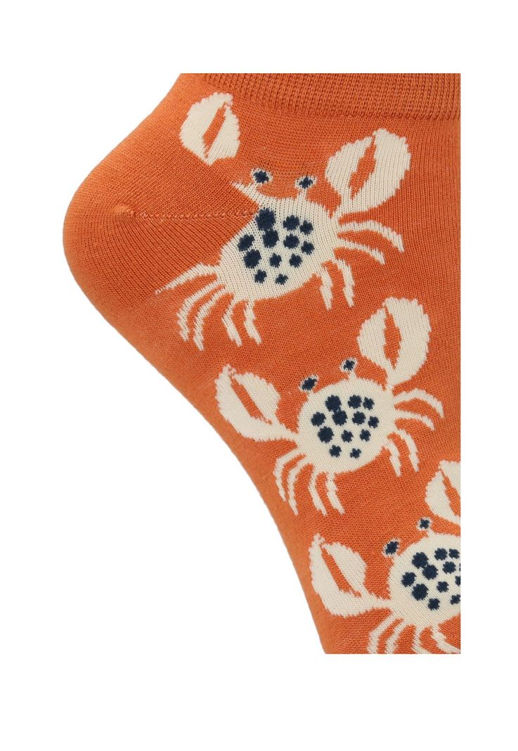 Calcetin Naranja PeCrab Mujer-1