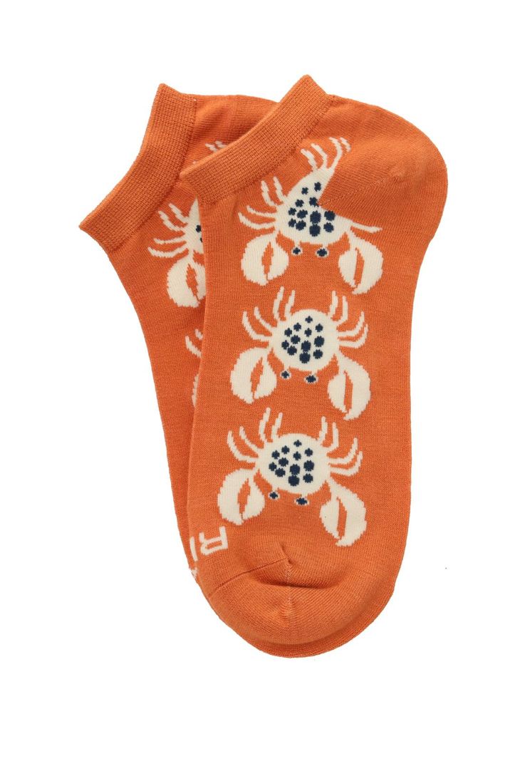 Calcetin Naranja PeCrab Mujer-2