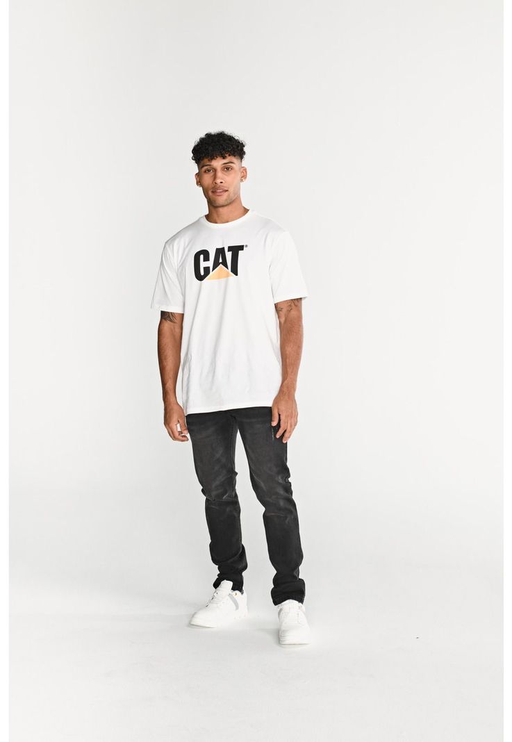 Jeans Skinny Hombre Triblend Stretch Denim Gris CAT-0