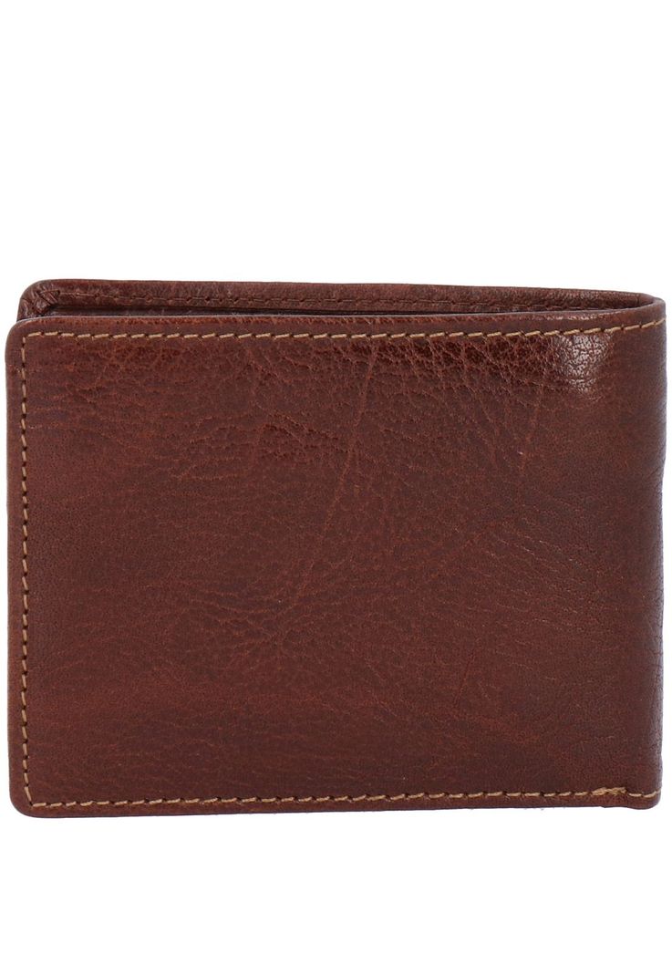 Billetera Cuero Hombre Vn Volante Café-1