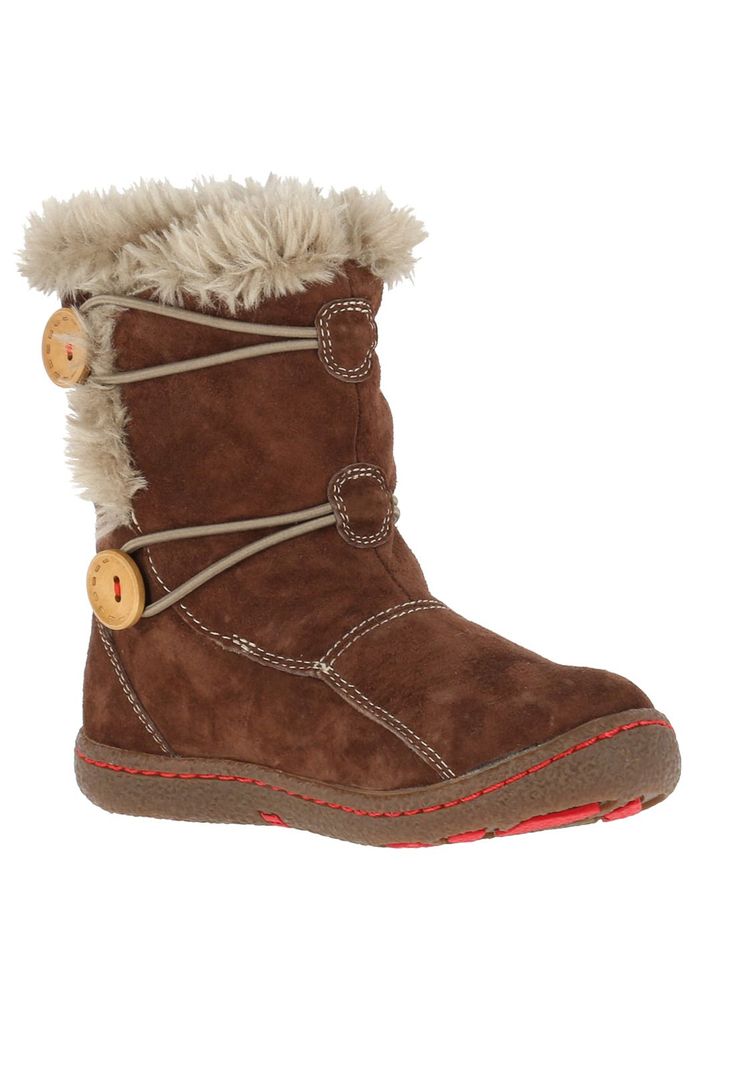 Bota Cuero Niña New Dakota Café-0