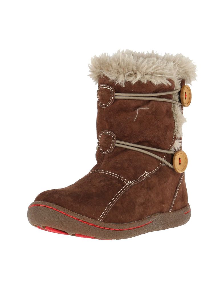 Bota Cuero Niña New Dakota Café-1