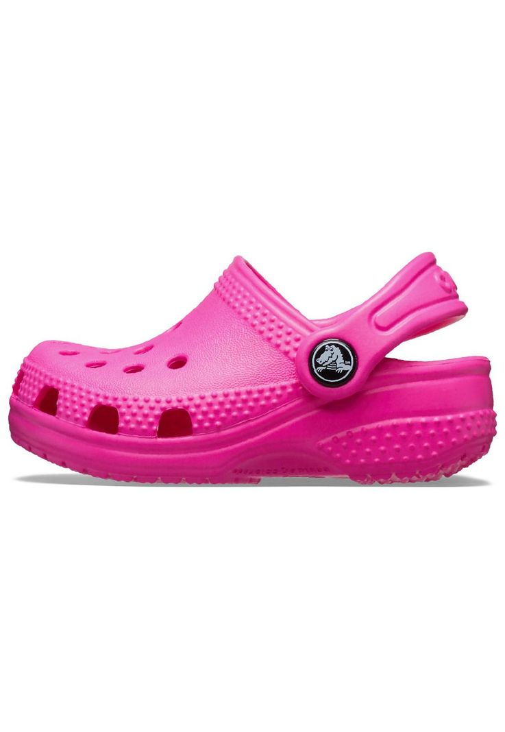 Zueco Crocs Niña Littles Fucsia-1
