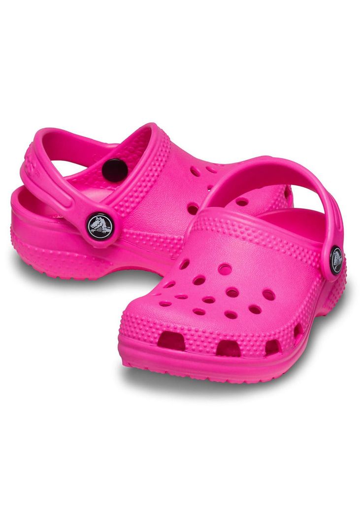Zueco Crocs Niña Littles Fucsia-3