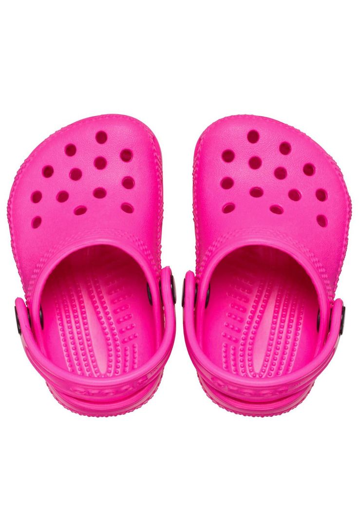 Zueco Crocs Niña Littles Fucsia-4