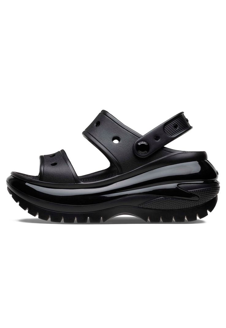 Sandalia Crocs Mujer Mega Crush Sandal Negro-1