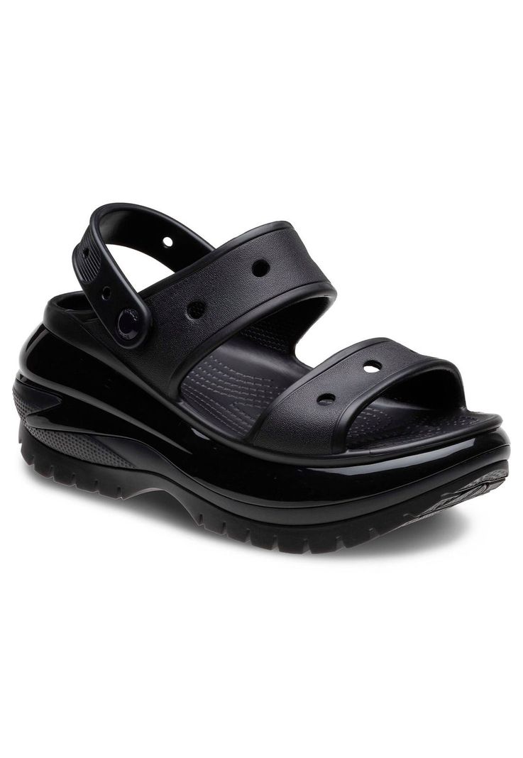 Sandalia Crocs Mujer Mega Crush Sandal Negro-6