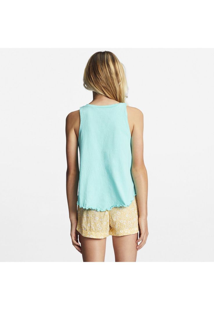 Polera S/M Niña Here Comes The G Tee Celeste-3