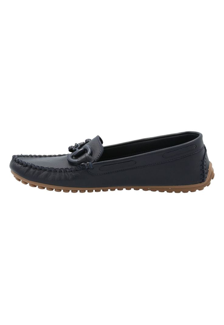 Mocasín Cuero Mujer Marizia Azul -4