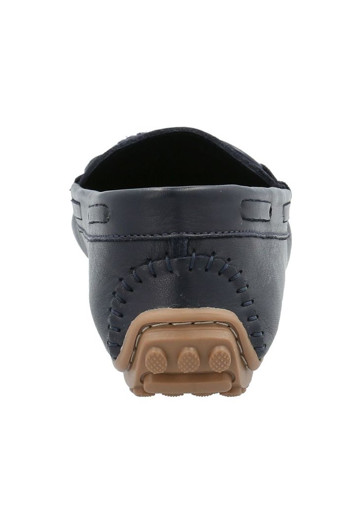 Mocasín Cuero Mujer Marizia Azul -5