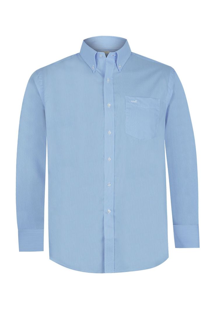 Camisa Easyiron Hombre Azul-1
