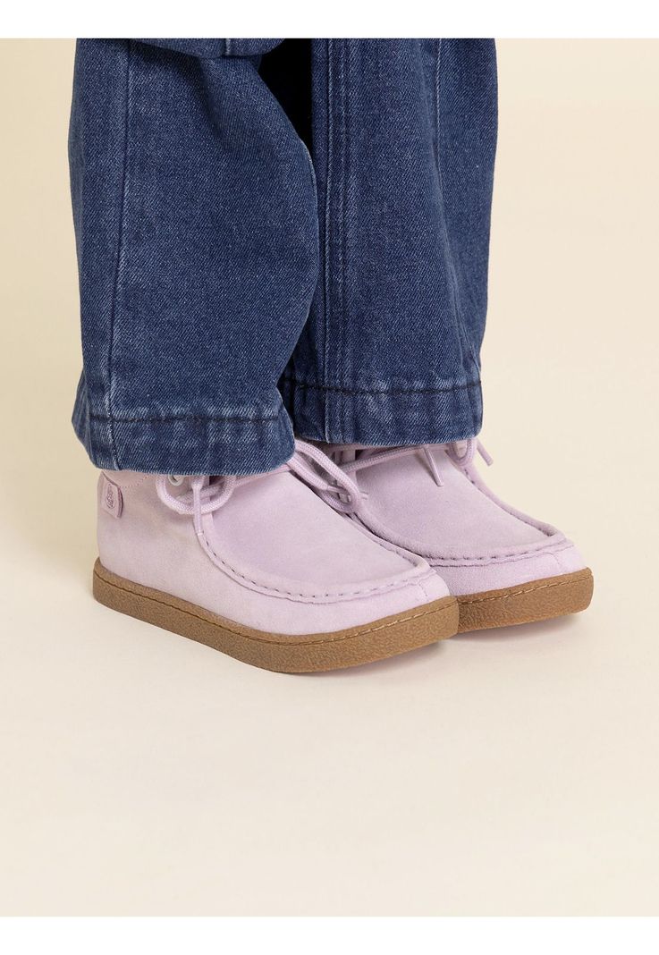 Botin Cuero Winnie Niña Rosado-1