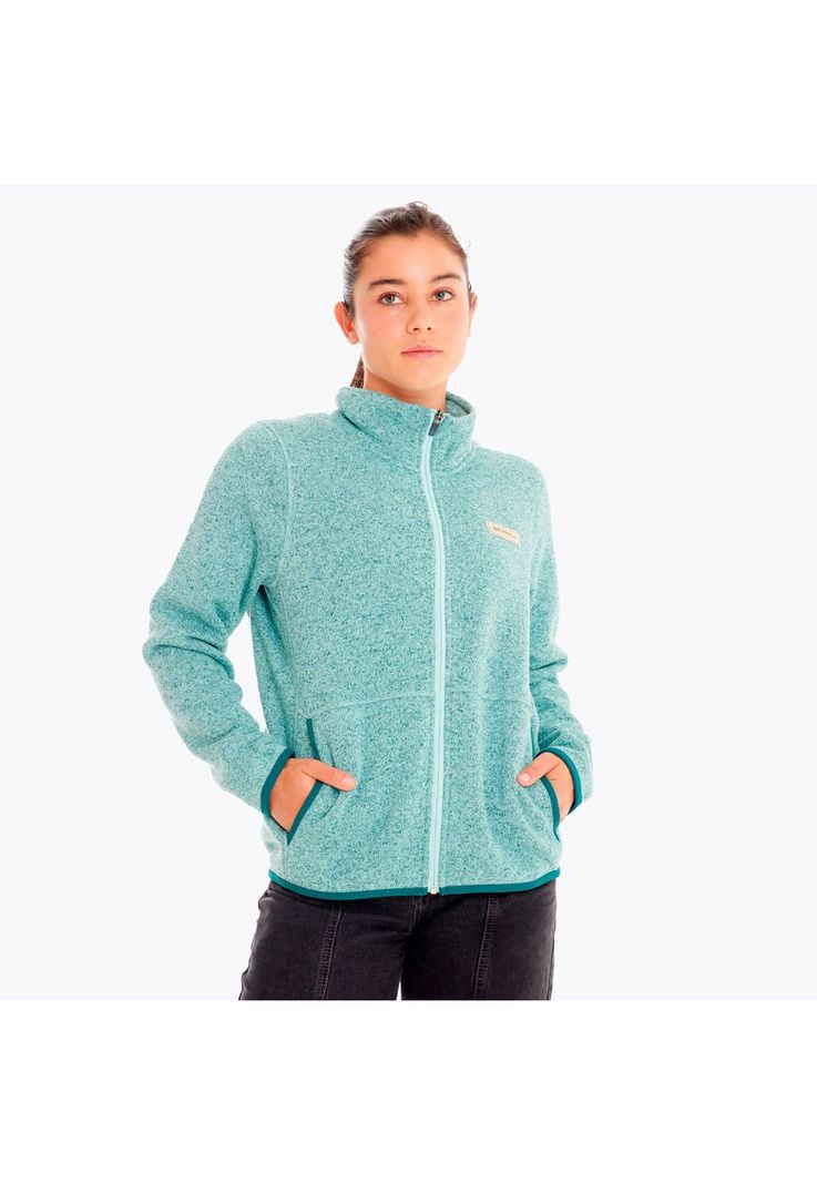 Polar Mujer Sweater Weather Full Zip Celeste-0