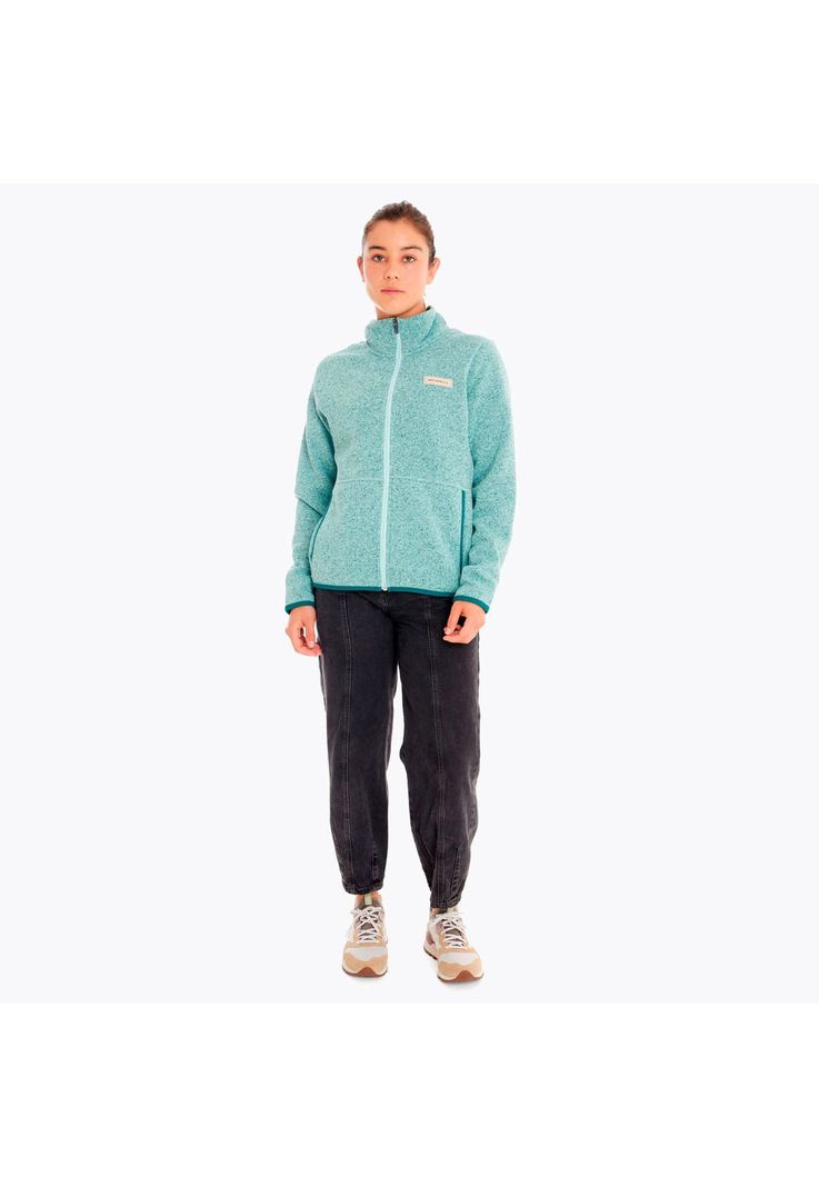 Polar Mujer Sweater Weather Full Zip Celeste-4
