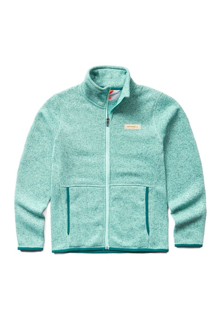 Polar Mujer Sweater Weather Full Zip Celeste-6