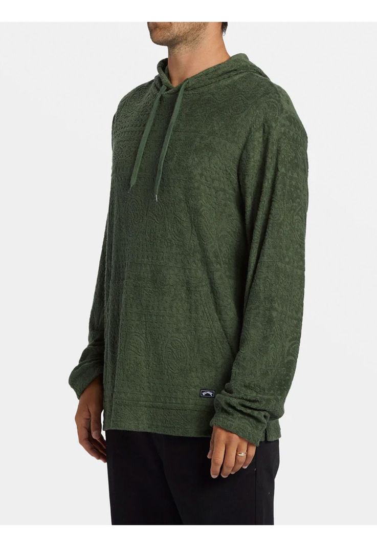 Polerón Hombre Flecker Jacquard Verde-2