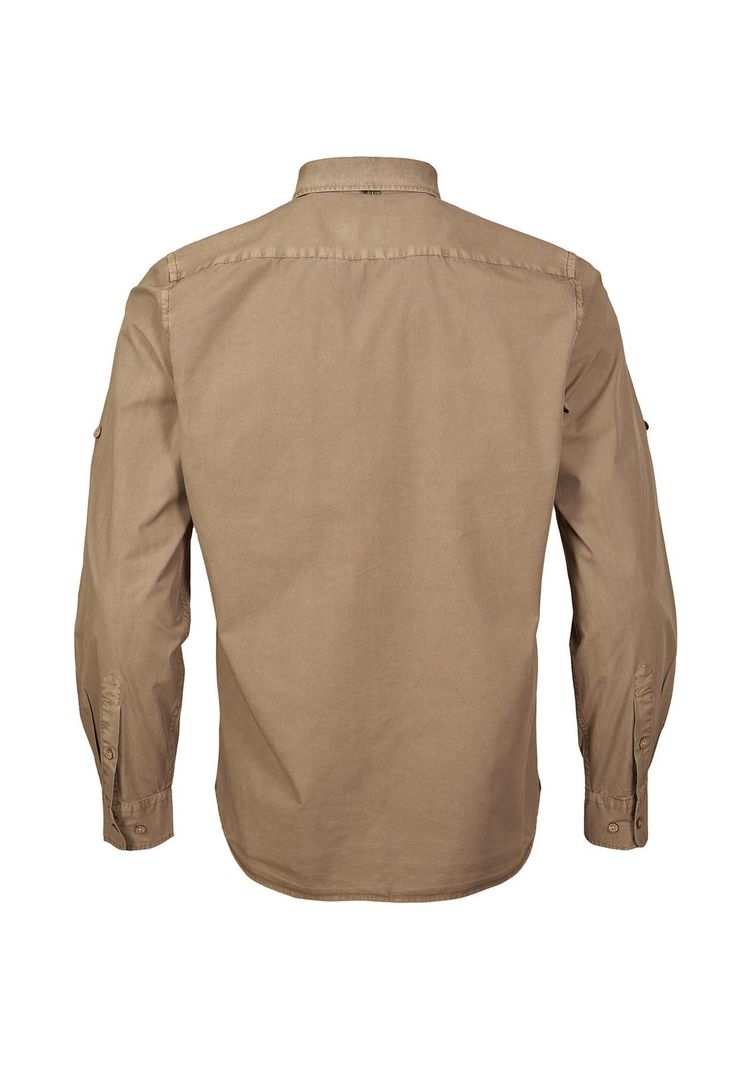 Camisa Algodón Orgánico Hombre Leeds Verde-1