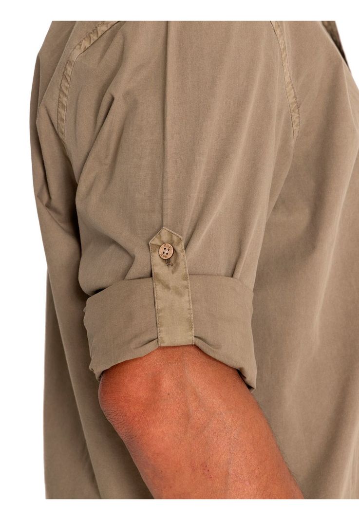 Camisa Algodón Orgánico Hombre Leeds Verde-8