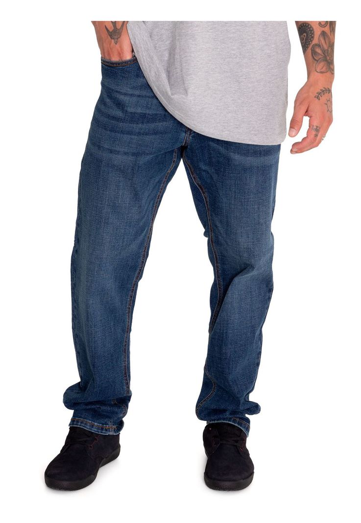 Jeans Denim Hombre Triblend Stretch Denim Slim Rojo CAT-0