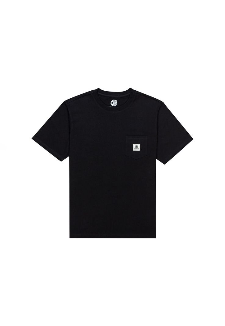 Polera M/C Basic Pkt Lbl Kttp Negro Hombre