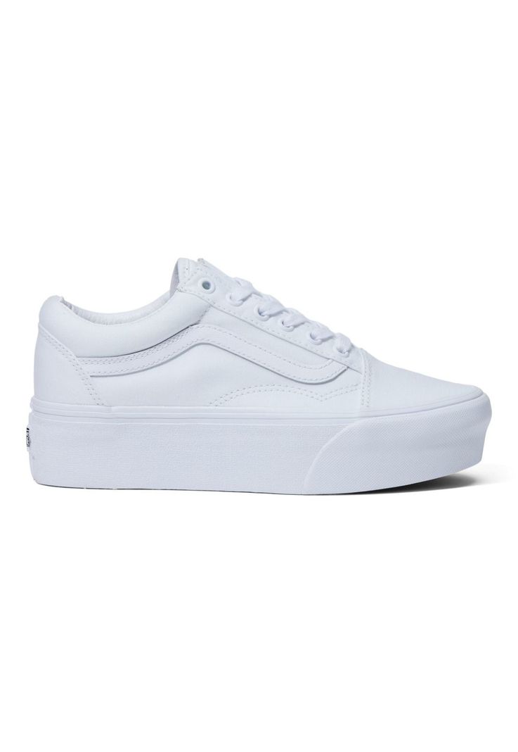 Zapatilla Unisex Ua Old Skool Stackform True White-4
