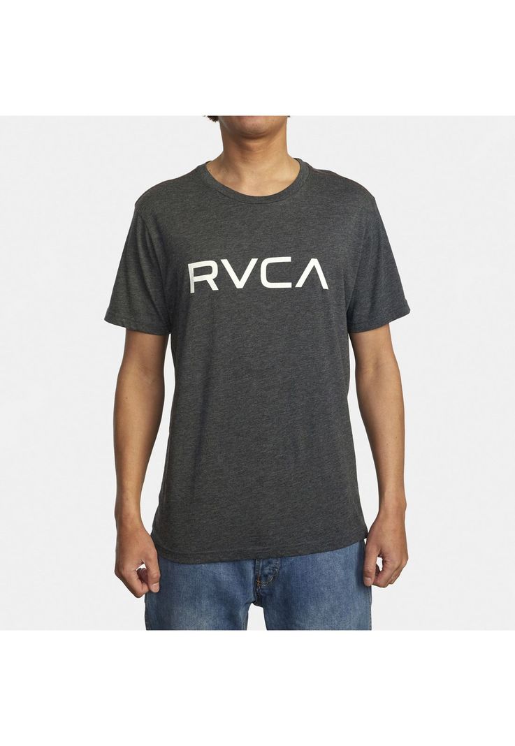 Polera M/C Hombre Big Rvca Ss M Tees B Gris Oscuro-0