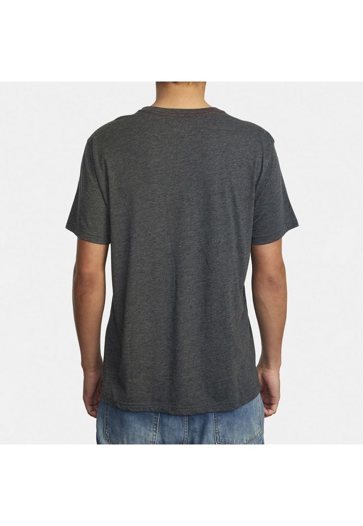 Polera M/C Hombre Big Rvca Ss M Tees B Gris Oscuro-1