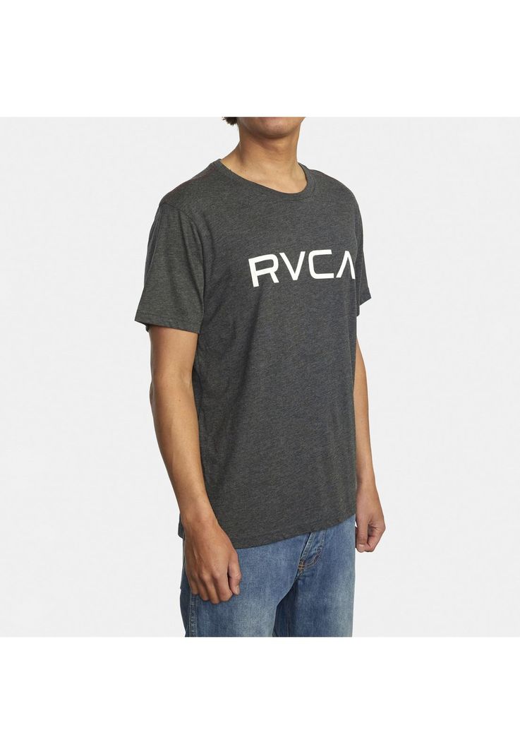 Polera M/C Hombre Big Rvca Ss M Tees B Gris Oscuro-5