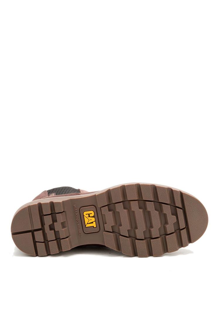 Botin Cuero Mujer Colorado Chelsea Marron Oscuro-7