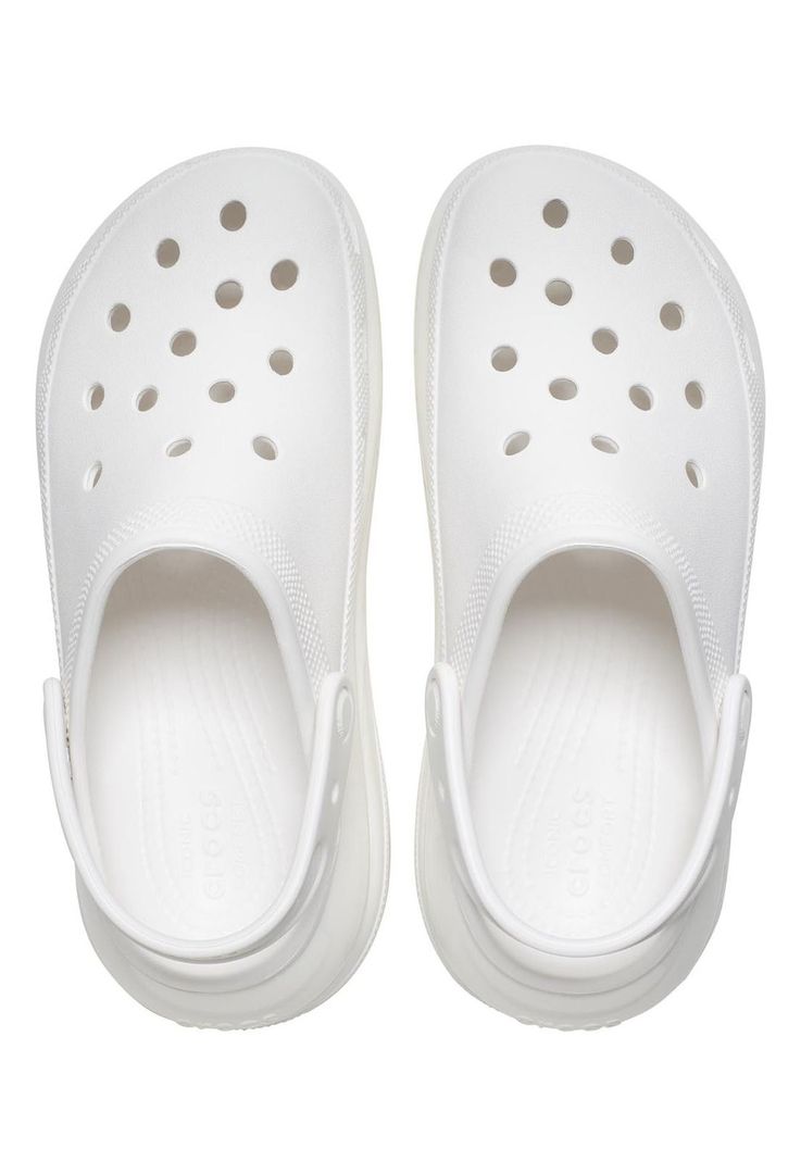 Zueco Crocs Mujer Mega Crush Clog Blanco-4