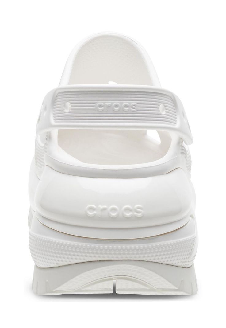 Zueco Crocs Mujer Mega Crush Clog Blanco-7