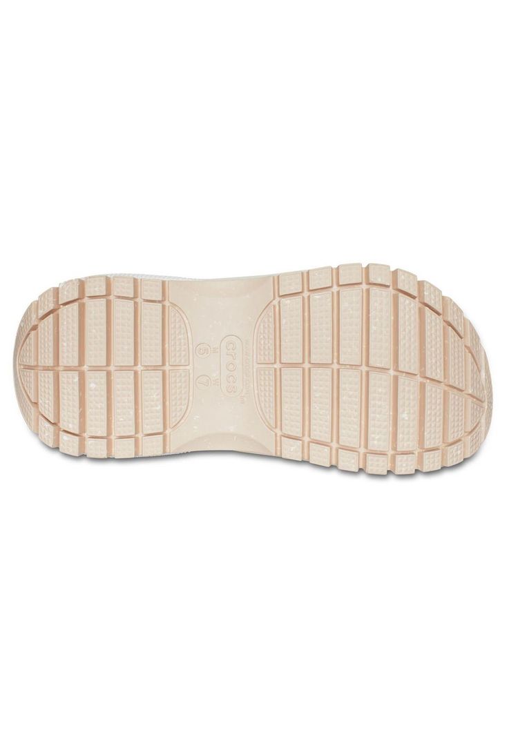 Zueco Crocs Mujer Mega Crush Clog Beige Pastel-5