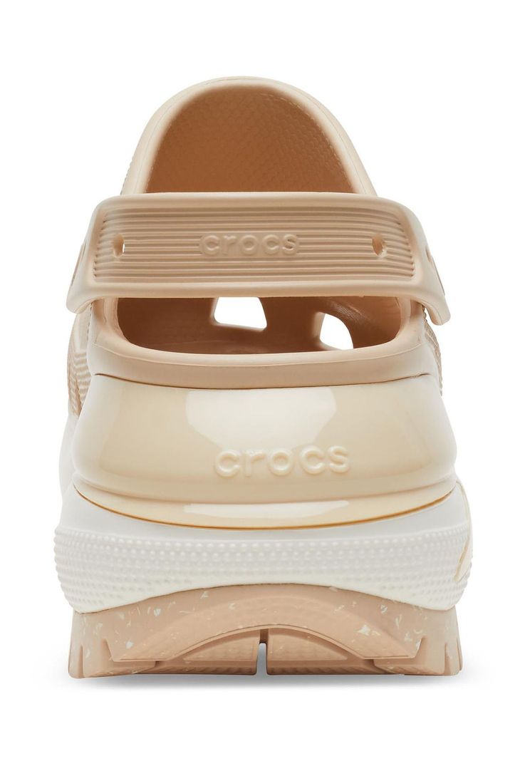 Zueco Crocs Mujer Mega Crush Clog Beige Pastel-7