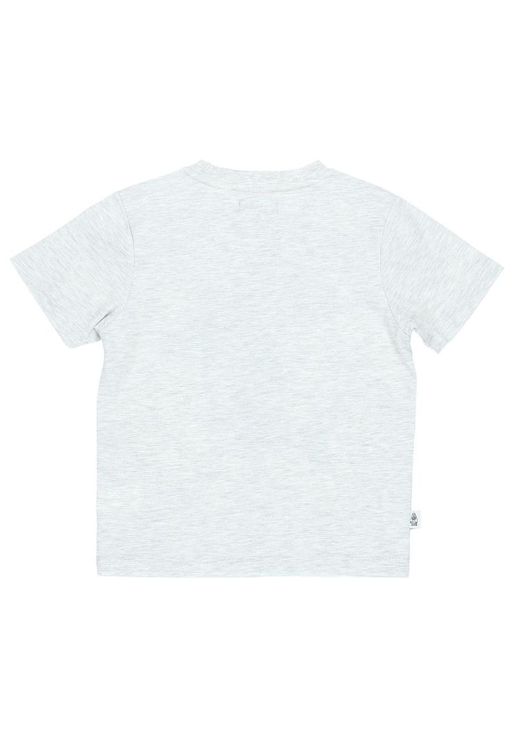 Polera M/C Niño Shark Gris Claro-1