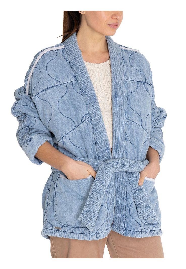 Chaqueta Thermore Azul Flori Mujer -4