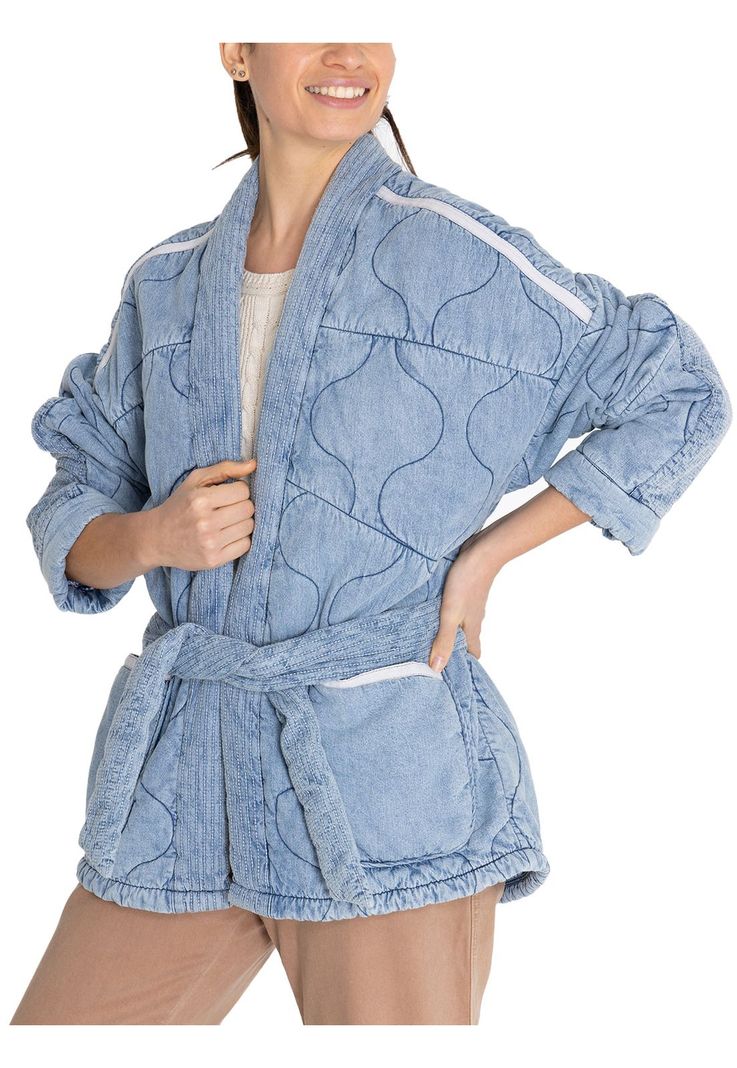 Chaqueta Thermore Azul Flori Mujer -5