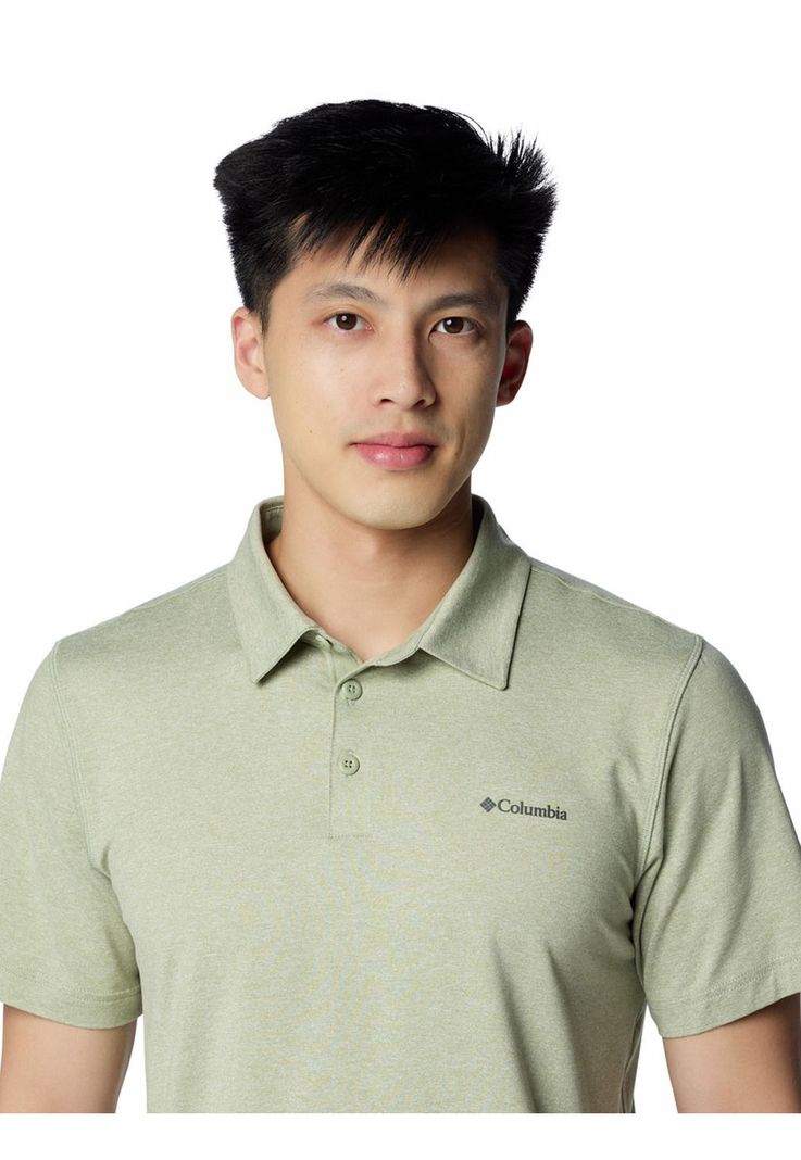 Polera Hombre Tech Trail Polo Verde-3