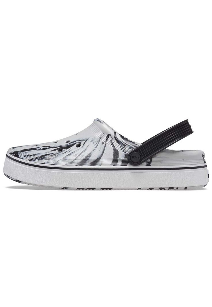 Zueco Hombre Off Court Marbled Negro-1