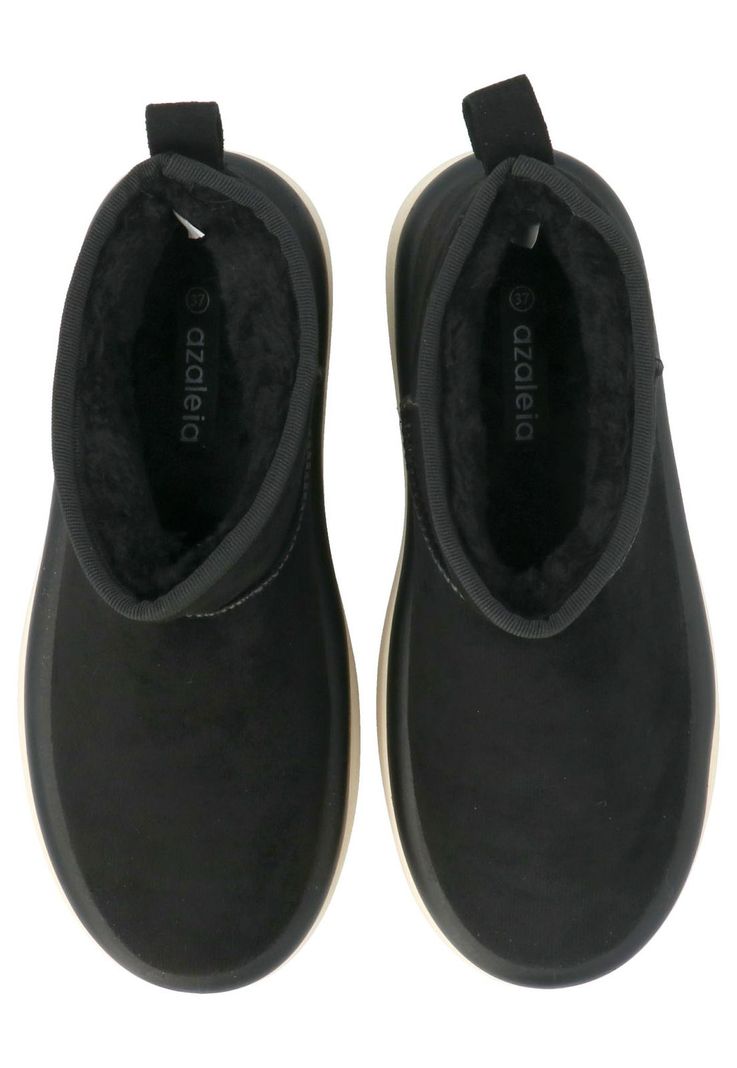 Pantufla Mujer Bichi Negro-7