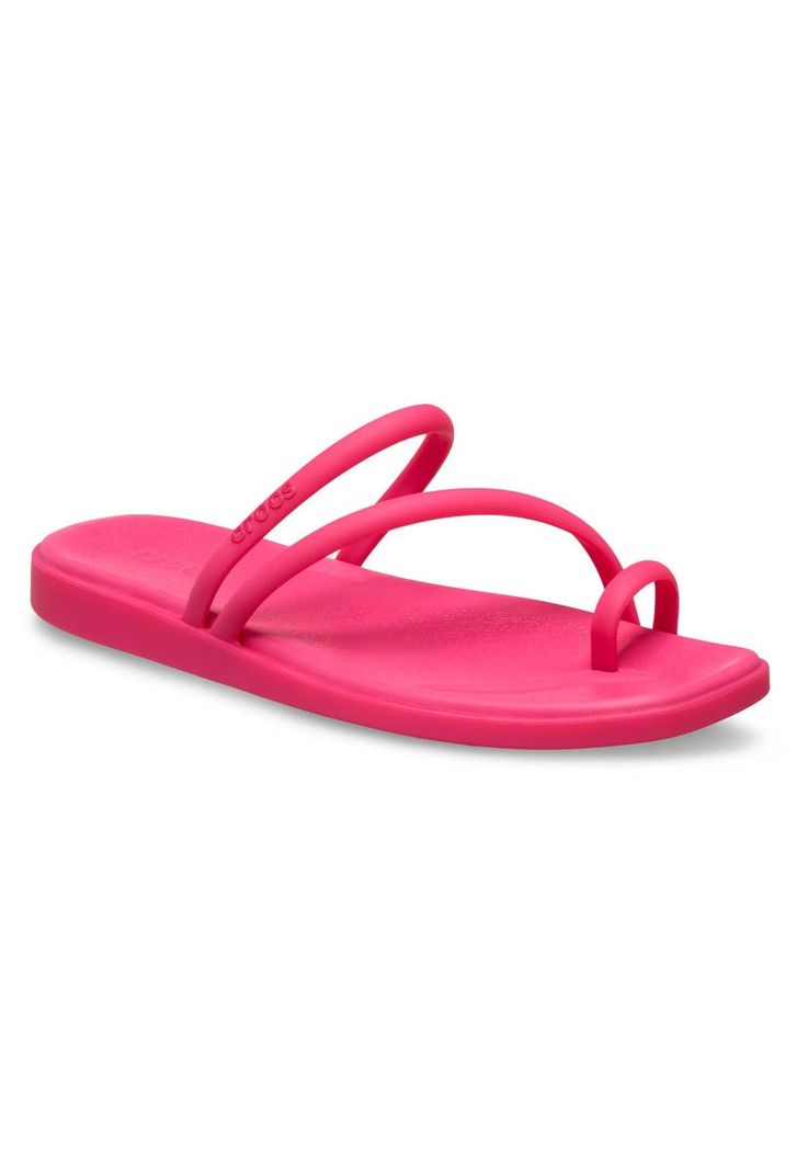 Sandalia Crocs Mujer Miami Toe Loop Sdl Rosado-6