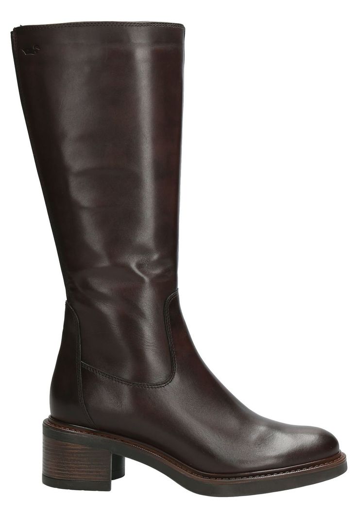 Bota Cuero Mujer Eloise Café-0