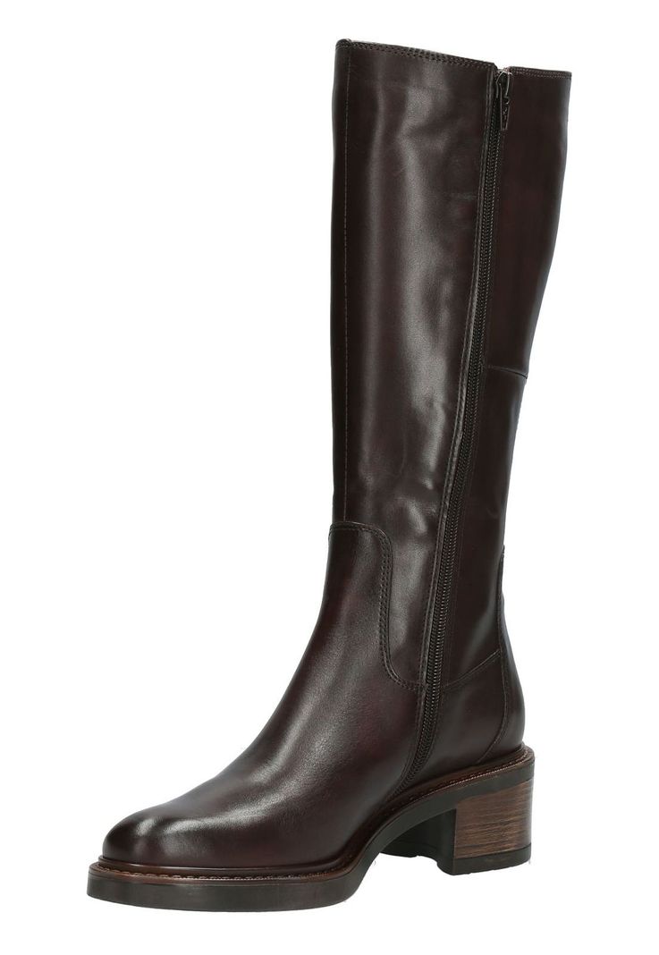 Bota Cuero Mujer Eloise Café-3