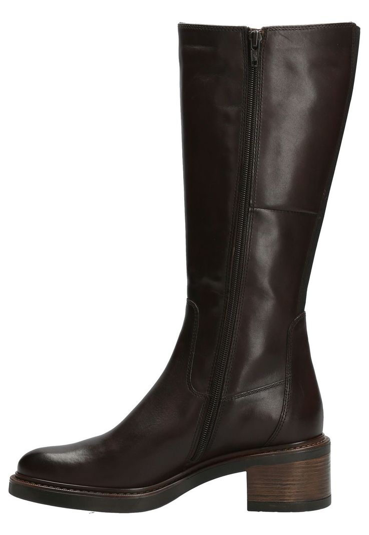 Bota Cuero Mujer Eloise Café-4