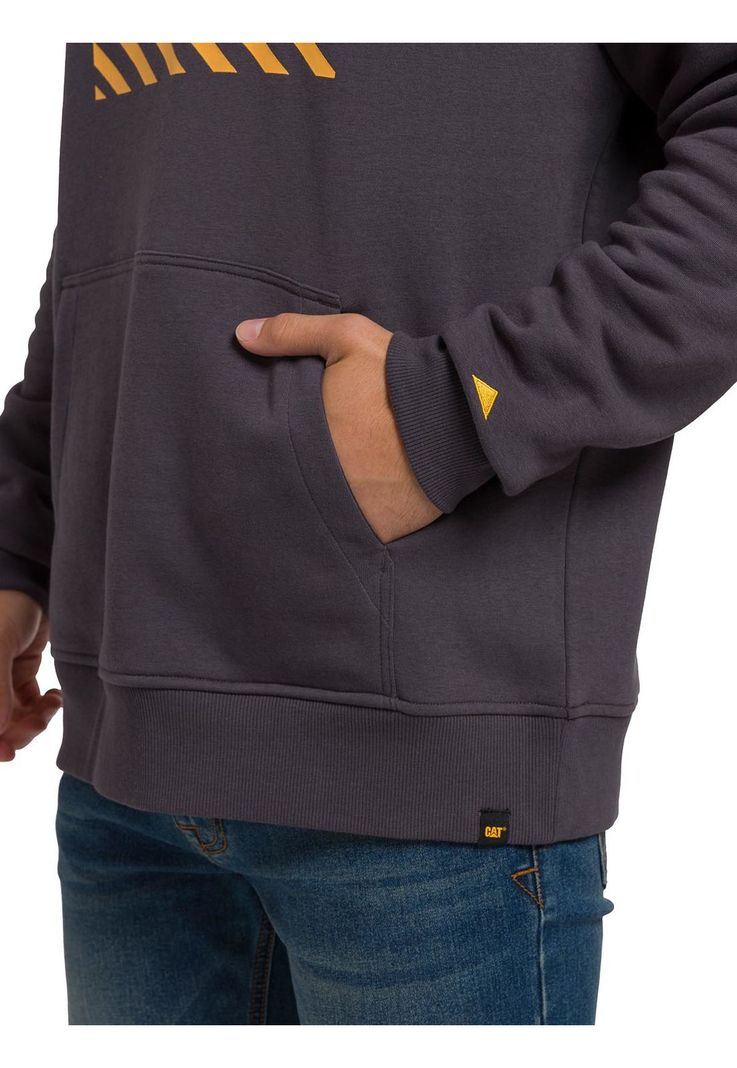 Polerón Graphic Pullover Hombre Gris Oscuro-3