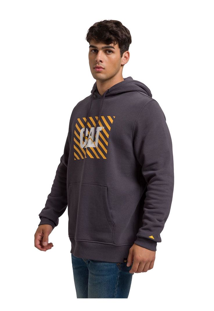 Polerón Graphic Pullover Hombre Gris Oscuro-4