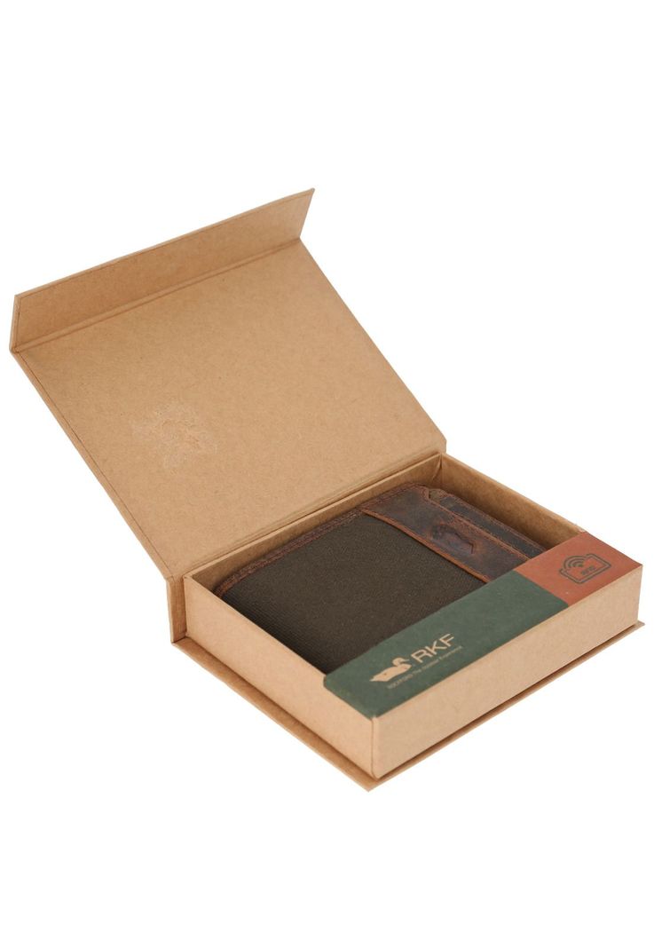 Billetera Cnv/Cuero Hombre Jaspr Ventana Verde-5
