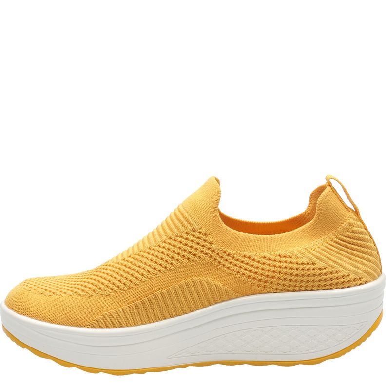 Zapatilla Mujer Willing Mostaza-5