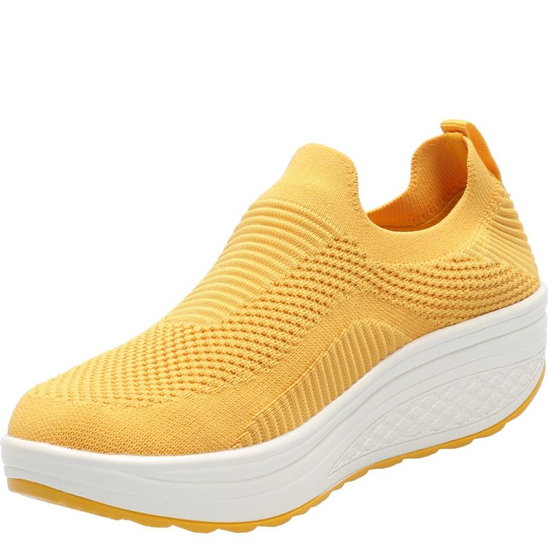 Zapatilla Mujer Willing Mostaza-4