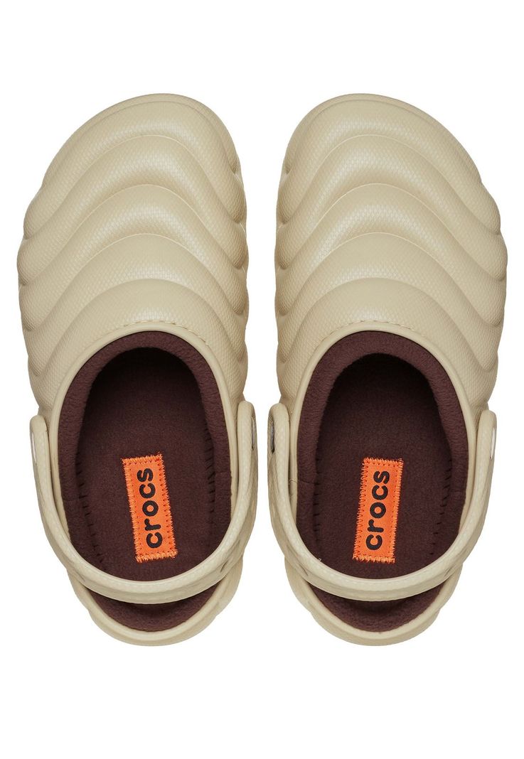 Zueco Crocs Hombre Lined Overpuff Clog Beige-4